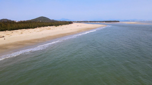 大海海滩航拍视频