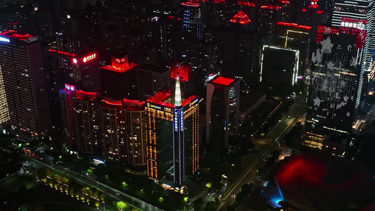 4k广州夜景视频