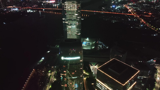 4k广州夜景视频