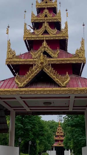 4A景点洛阳白马寺东南亚风格寺庙实拍视频合集旅游度假87秒视频