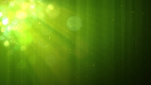 静谧绿色光点粒子背景视频15秒视频