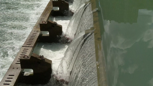 流动的河水水流4K实拍视频视频