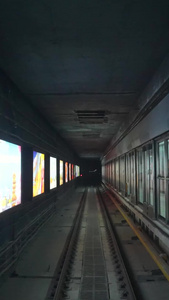 城市地铁轨道交通列车车轨素材地铁素材视频
