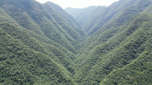 祖国壮丽山河青山蓝天白云自然风光航拍视频