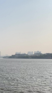 上海北外滩蓝天白云视频