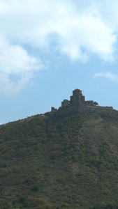 格鲁吉亚姆茨赫塔山顶修道院及延时合集视频