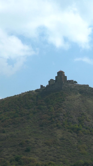 格鲁吉亚姆茨赫塔山顶修道院及延时合集37秒视频
