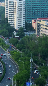 北京东南二环车流延时北京夜景视频