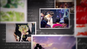 照片墙回忆情侣婚庆记忆时刻相册模板29秒视频