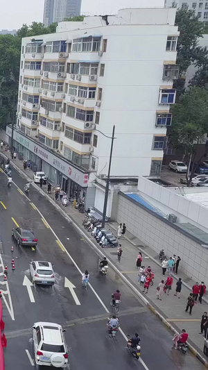 河南郑州城市洪水内涝自然灾害16秒视频
