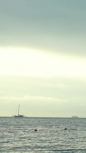 大海海滨黄昏游艇合集30秒视频