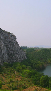 地质公园航拍青山绿水视频