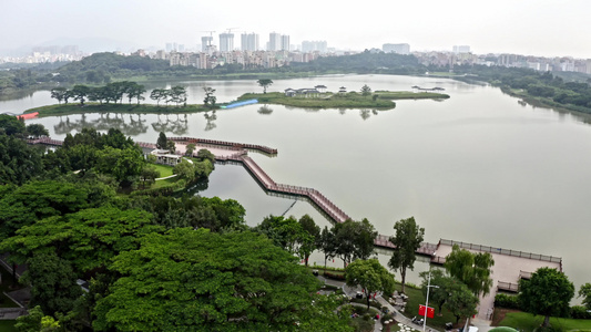 4k广州白云湖视频