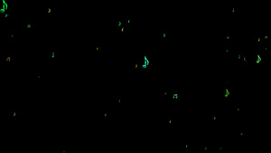 空间音符粒子穿梭15秒视频