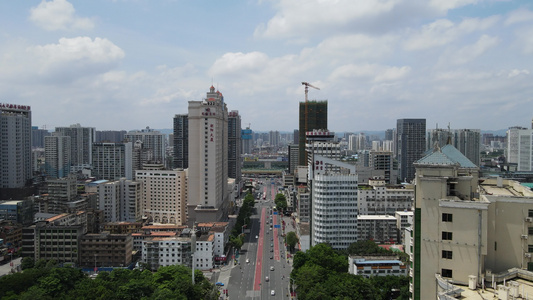 广西南宁城市建设航拍视频视频