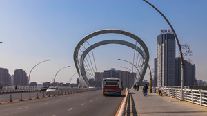 沈阳城市建设三好桥延时视频16秒视频