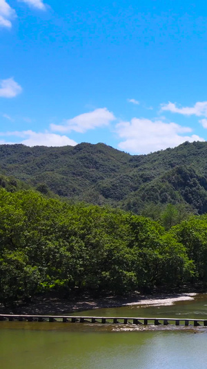 缙云仙都5A风景区朱潭山航拍合集128秒视频