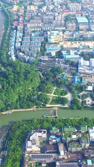 广西桂林城市航拍桂林风景名胜24秒视频