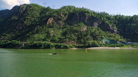 广东清远白庙山水风景视频