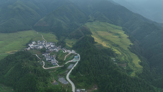 4k欧家梯田视频