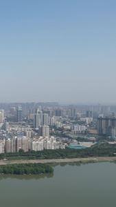 航拍河南洛阳城市大景 视频