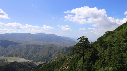 山西北岳恒山延时视频视频