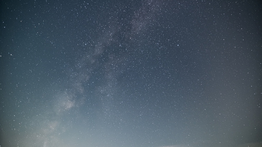 璀璨星空浩瀚宇宙银河延时视频