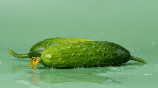 升格水果黄瓜嫩黄瓜新鲜蔬菜食材视频