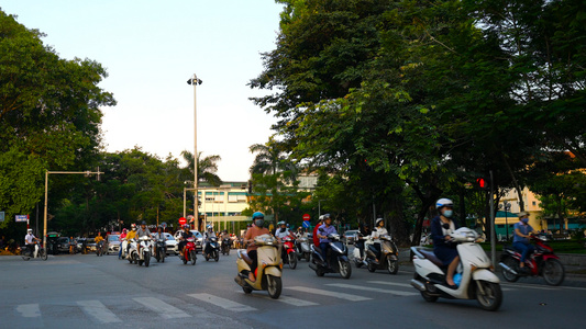 越南摩托车大军4K视频
