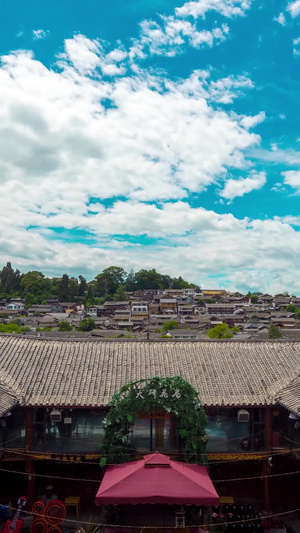 【旅游宣传片】延时云南丽江古城全景合集旅游之都77秒视频