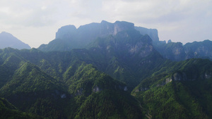 4K航拍湖南张家界天门山5A景区全景23秒视频