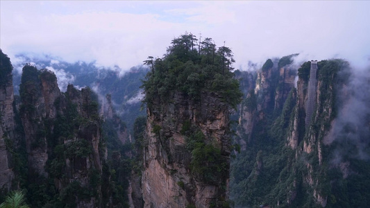 张家界武陵源景区航拍视频