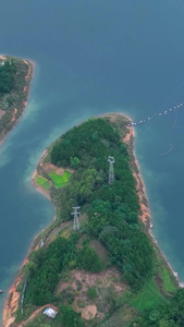 高清竖屏航拍隆林革布湾风景视频