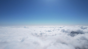 航拍湖北5A级旅游景区神农架山顶雪景云海自然风光4k素材67秒视频