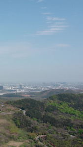 航拍南京牛首山景区佛顶宫南京景区视频