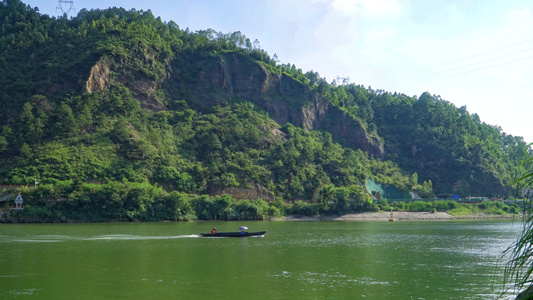 广东清远白庙山水风景视频