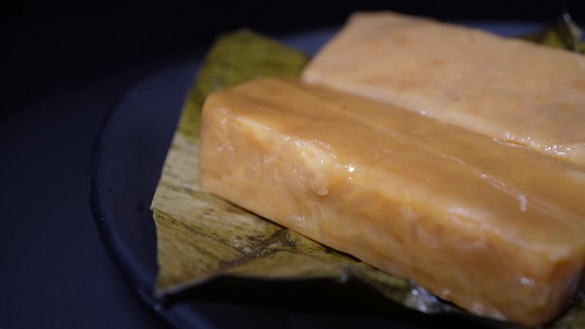 【镜头合集】贵州特产红糖糯米粑粑糍粑视频