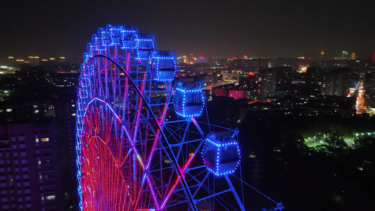 沈阳城市夜晚风光视频