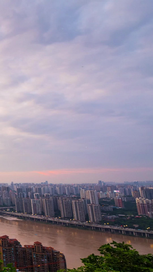 重庆沙坪坝区与渝北区夜景视频素材宣传片16秒视频
