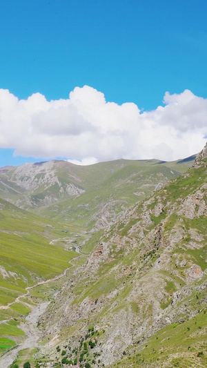 西北藏区山谷美景西北地区16秒视频