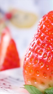 新鲜草莓新鲜水果视频