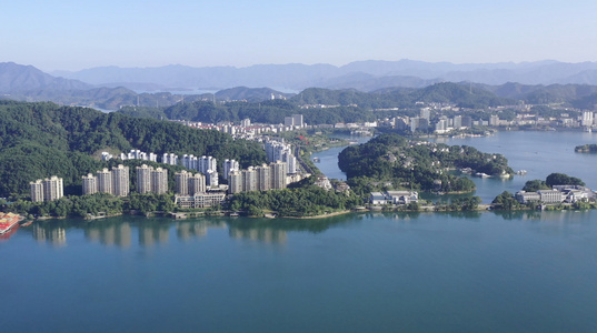 浙江杭州千岛湖旅游度假区风光视频