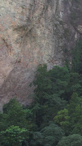 航拍5A雁荡山灵峰景观区太极洞古建筑寺庙视频自然风光视频