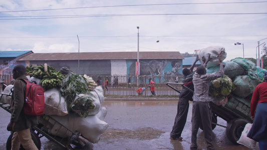 非洲城市街道人文视频视频