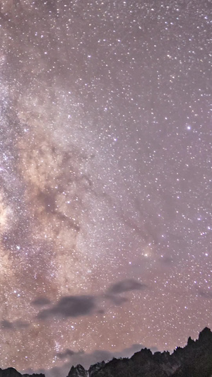 延时夜景银河星空延时星空9秒视频