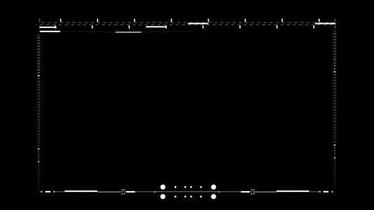 HUD科技边框动态视频素材视频