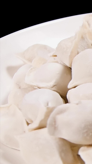 传统美食饺子传统美食水饺45秒视频