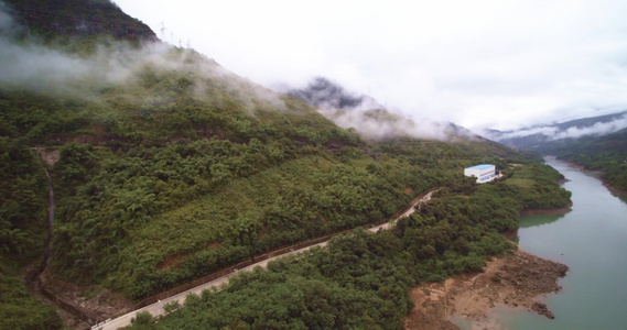 水坝俯瞰视频