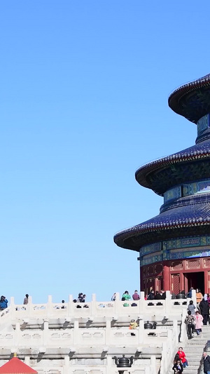 天坛公园北京古建筑29秒视频