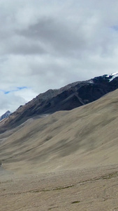 航拍世界最高峰珠穆朗玛峰大本营视频高海拔视频